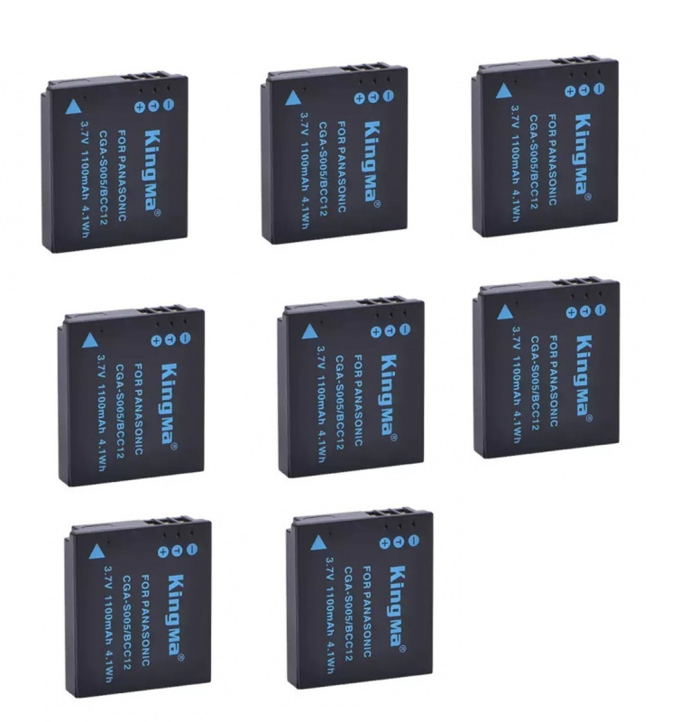 Batteria per Panasonic CGA-S005A/1B CGA-S005E/1B DMW-BCC12