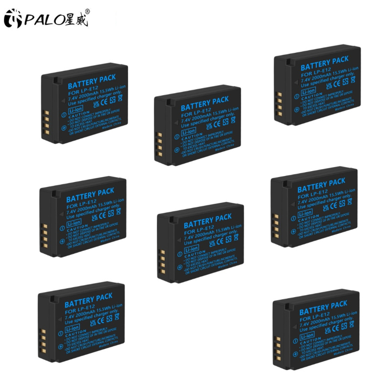 Refuelergy LP-E12 Replacement Battery For Canon EOS M Series - 1050mAh Fully Decoded (6760B002)