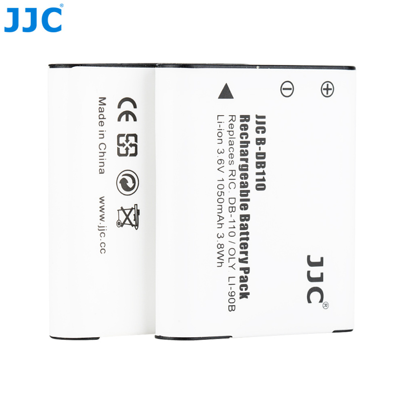 Chargeur Triple Batterie USB-C Pour Ricoh GR III Et Olympus TG - Compatible DB-110 / LI-90B