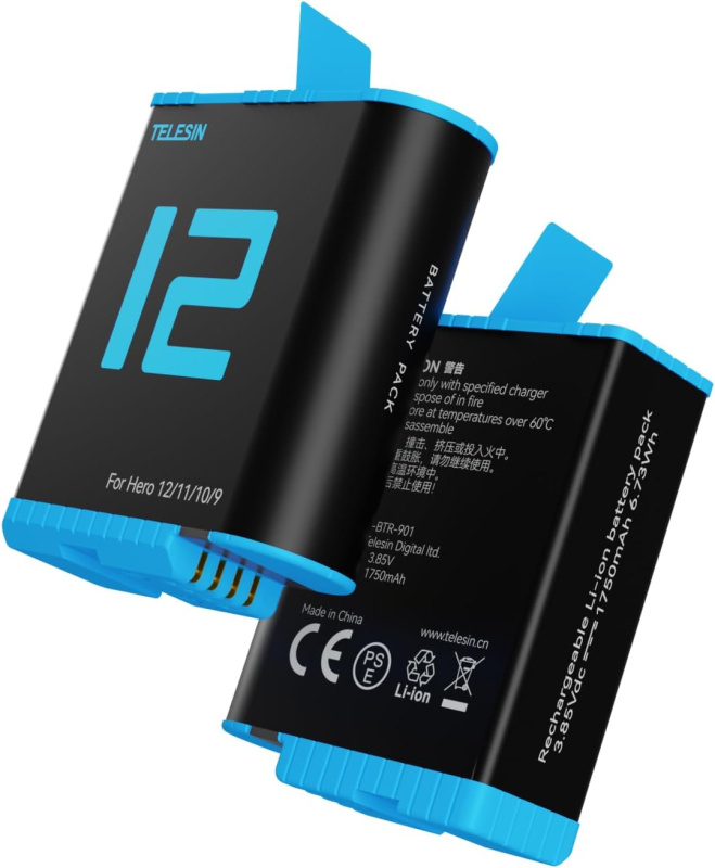 HERO12 Black バッテリー×3 Usb To Usb C 3 Pack Batteries For