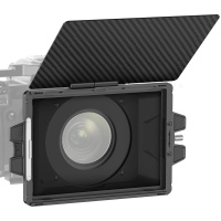 NEEWER Mini Matte Box With 4"x5.65" Filter Tray Carbon Fiber Flag For Mirrorless DSLR Camera Compatible With 67/72/77/82mm Lens - 44