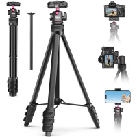 Ulanzi TT51 Aluminium Alloy Portable Tripod 鋁合金手機兩用四節攝影三腳架 T089GBB1