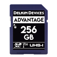 Delkin Devices Advantage SDXC 64GB Speicherkarte - UHS-I U3/V30 Für 4K Video