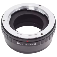 Adaptateur Objectif Rollei / Voigtlander SL35 (monture QBM) Vers M42 - Alu Noir