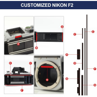 ETone Custom Pre-Cut Premium Light Seal Foam Sponge Kits Onarım Pentax SP/ SPII/SPF/Pentax K1000 Için Kendinden Yapışkanlı