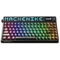 Machenike LED RGB 雙顯示屏機械鍵盤 KT84