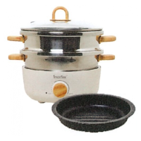 Imarflex 伊瑪牌 『白木』 燒烤電火鍋 (2.7公升) IMC-FK27