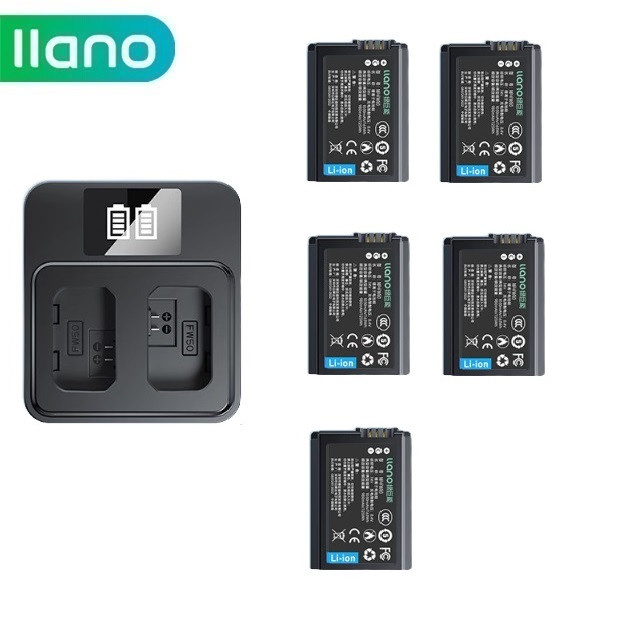 Llano 30W NP-FW50 Chargeur Rapide Triple Emplacement Pour Sony Batterie