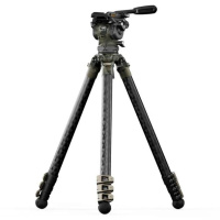 TILTA 鐵頭 CT08 75mm Cine Fluid Head with 3-Stage Carbon Fiber Tripod Legs (8kg) 3節碳纖維三腳架連 75mm 油壓雲台 TT-CT08-75