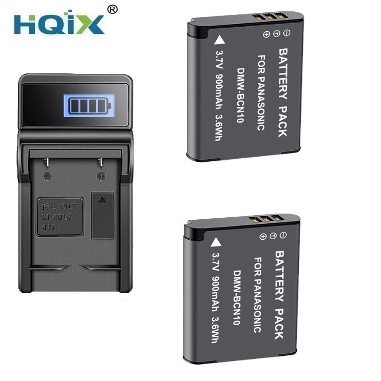 2 in 1 Digital Camera Battery Charger for Panasonic DMW-BCN10