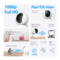 TP-Link Tapo C200C 旋轉式家居安全 Wi-Fi 攝影機 — 圖 3