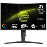 MSI 27吋 MAG 275CQRF QD E2 2K 180Hz 1500R Rapid VA 曲面電競顯示器