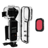 WEWOGA Étui Coque Étanche 40M Osmo Pocket 3 - Protection Plongée Sous-Marine Compatible DJI, Transparent