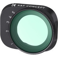 K&F Concept Variable ND2-32 (1-5 Stop) ND Filter for DJI Mini 3 Pro & Mini 3 可調減光濾鏡 KF01.2051