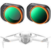 K&F Concept Variable ND2-32 (1-5 Stop) & ND2-32 (1-5 Stop) ND Filter Set For DJI Mini 4 Pro 可調減光濾鏡套裝 SKU.2084