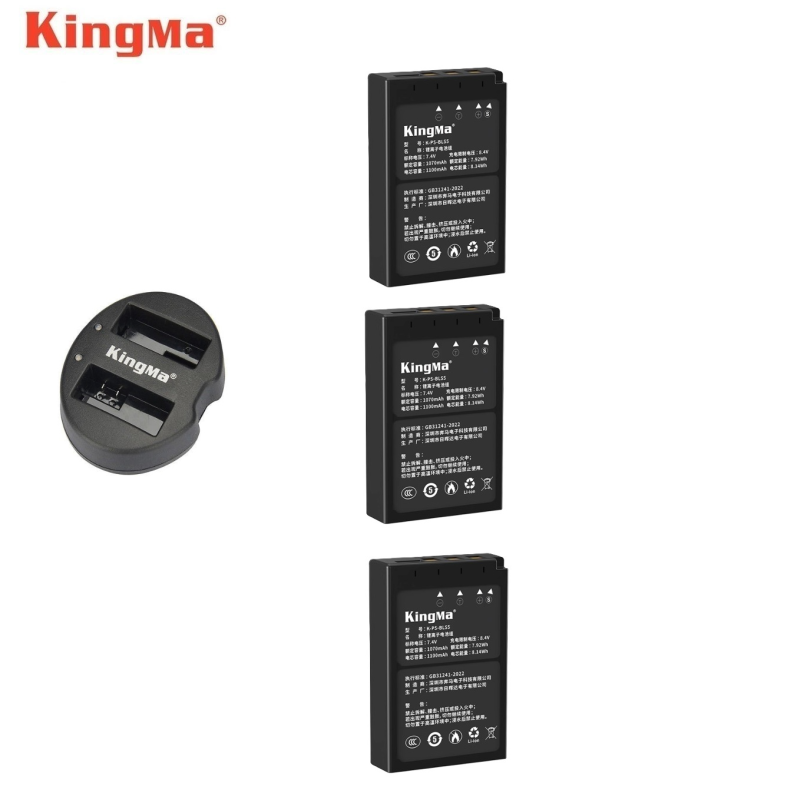 Blumax 2X Akkuersatz für Olympus BLS-5 / BLS-50, 1100mAh ab 26,99