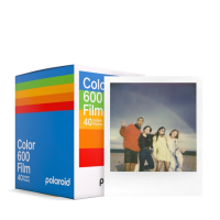 Polaroid Color 600 Film 白色相框彩色即影即有相紙 (40張)