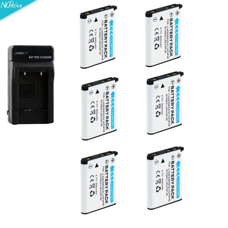 EXTENSILO batteria sostituisce Kodak Klic-7006, LB-012 per fotocamera digitale DSLR (700mAh, 3,7V, Li-Ion