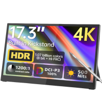 Intehill 17吋 4K UHD 60Hz Touch Screen 便攜顯示器 U17ZT