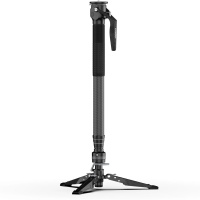 Coman 輕量碳纖維一鍵快速升降單腳架 M1