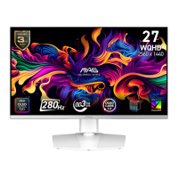MSI 26.5吋 MAG 272QPW QD-OLED X28 WQHD 280Hz Gaming Monitor 電競顯示器