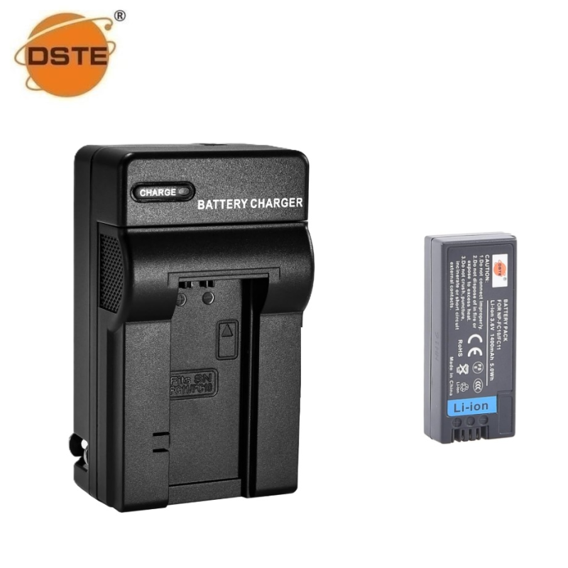 BTBAI NP-FC10 Battery Charger USB Dual For Np-fc11 DSC-F77 FX77