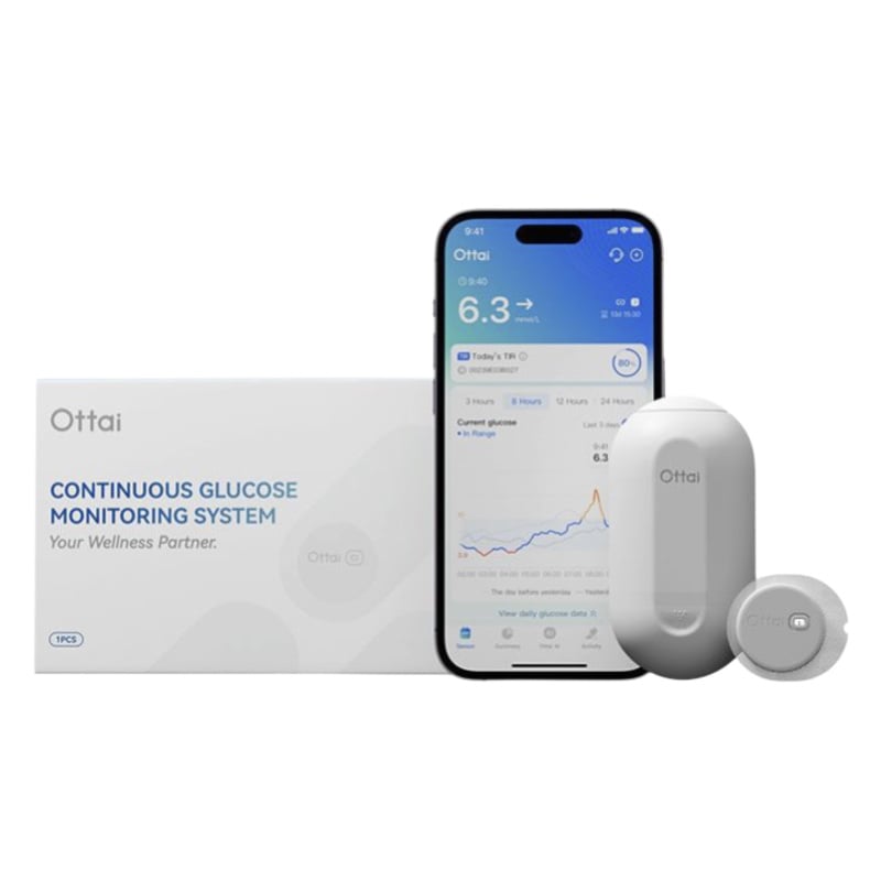 Ottai CGM Sensor 14天連續血糖監測系統 CGM M8 價錢、規格及用家意見 - 香港格價網 Price.com.hk