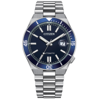 Citizen 40mm Mechanical Tsuyosa Shore 藍色錶盤男士機械手錶 NJ0230-59L