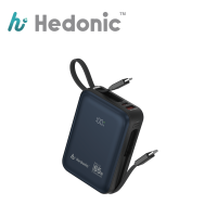 Hedonic PD3.0 65W Lightning & USB-C 自帶線快充移動電源 (3C可追溯二維碼版) 20000mAh 81081
