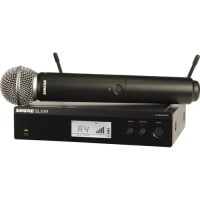 Shure Wireless Rack-mount Vocal System with SM58 一對一手持式無線麥克風套組 BLX24R/SM58