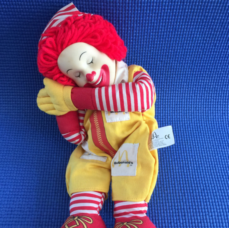 麦当劳怀旧公仔 - 麦当劳叔叔 (大约36cm高)
