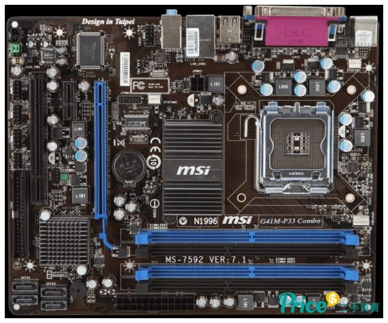 msi g41m-p33 combo (二手物品编号:26148) - 主机板 - 组件 - 电脑